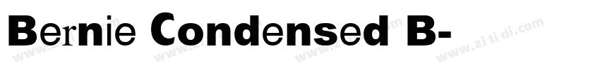Bernie Condensed B字体转换